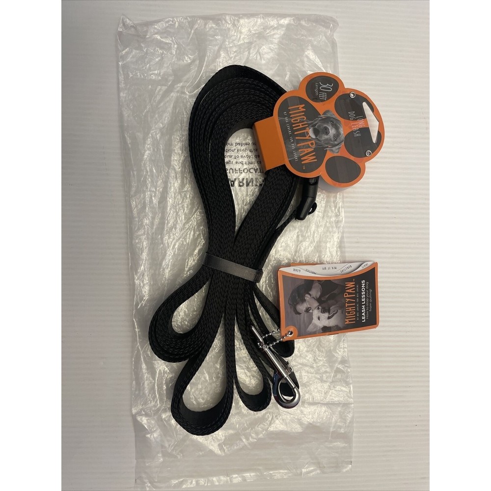 Mighty Paw 30 foot leash With Leash Lesson Booklet